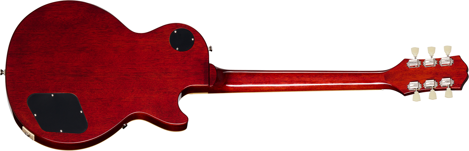 Epiphone Les Paul Standard 50s Figured Lh Ibg Original Gaucher 2h Ht Rw - Washed Cherry Sunburst - Guitare Électrique Single Cut - Variation 1