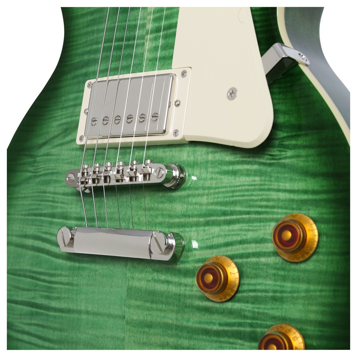 Epiphone Les Paul Standard Plus Top Pro 2018 Hh Ht Pf - Green Burst - Guitare Électrique Single Cut - Variation 3