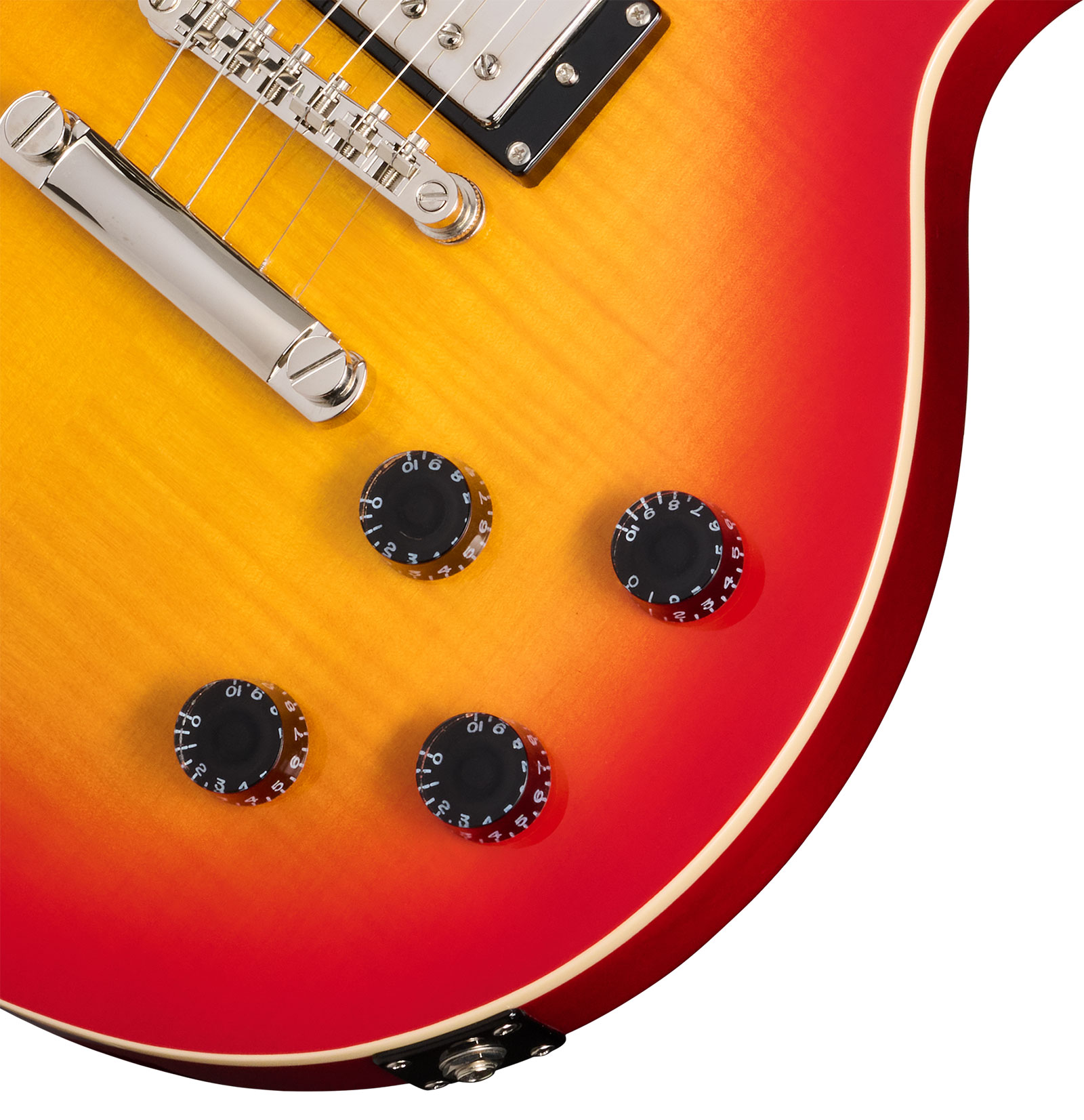 Epiphone Les Paul Tribute Plus Lh Gaucher Ibg 2h Ht Rw - Heritage Cherry Sunburst - Guitare Électrique Single Cut - Variation 3