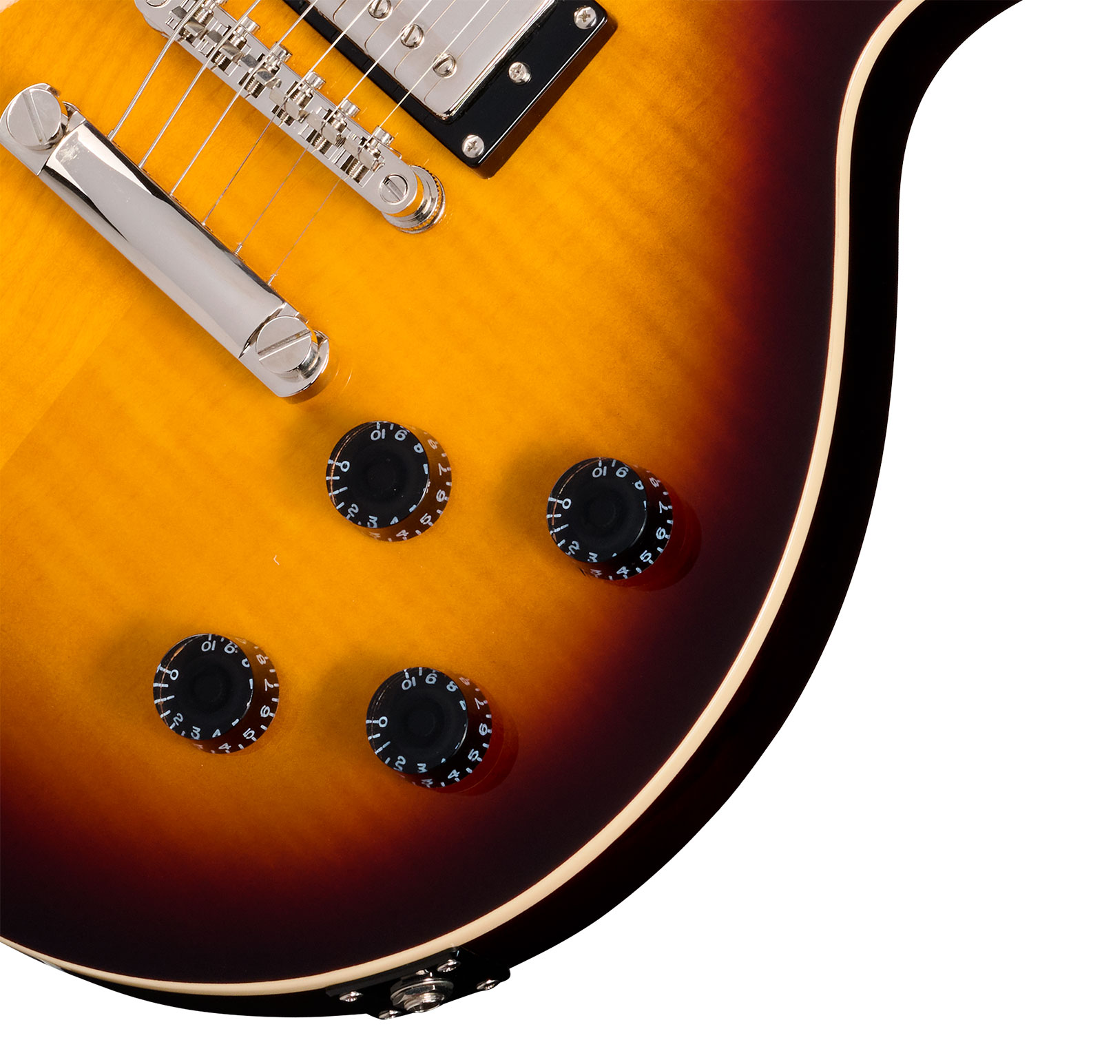 Epiphone Les Paul Tribute Plus Lh Gaucher Ibg 2h Ht Rw - Vintage Sunburst - Guitare Électrique Single Cut - Variation 3