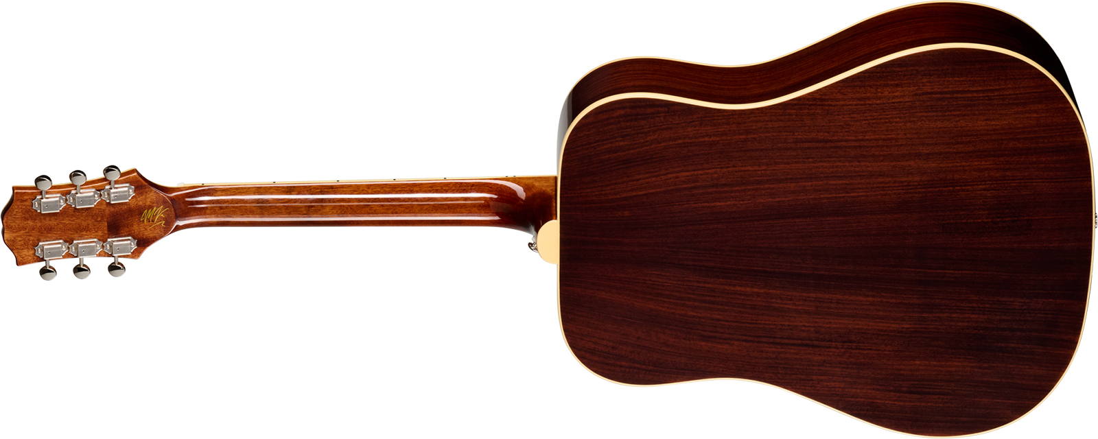 Epiphone Marcus King El Dorado Dreadnought Shsc Epicea Palissandre Rw - Antique Natural - Guitare Électrique 1/2 Caisse - Variation 1