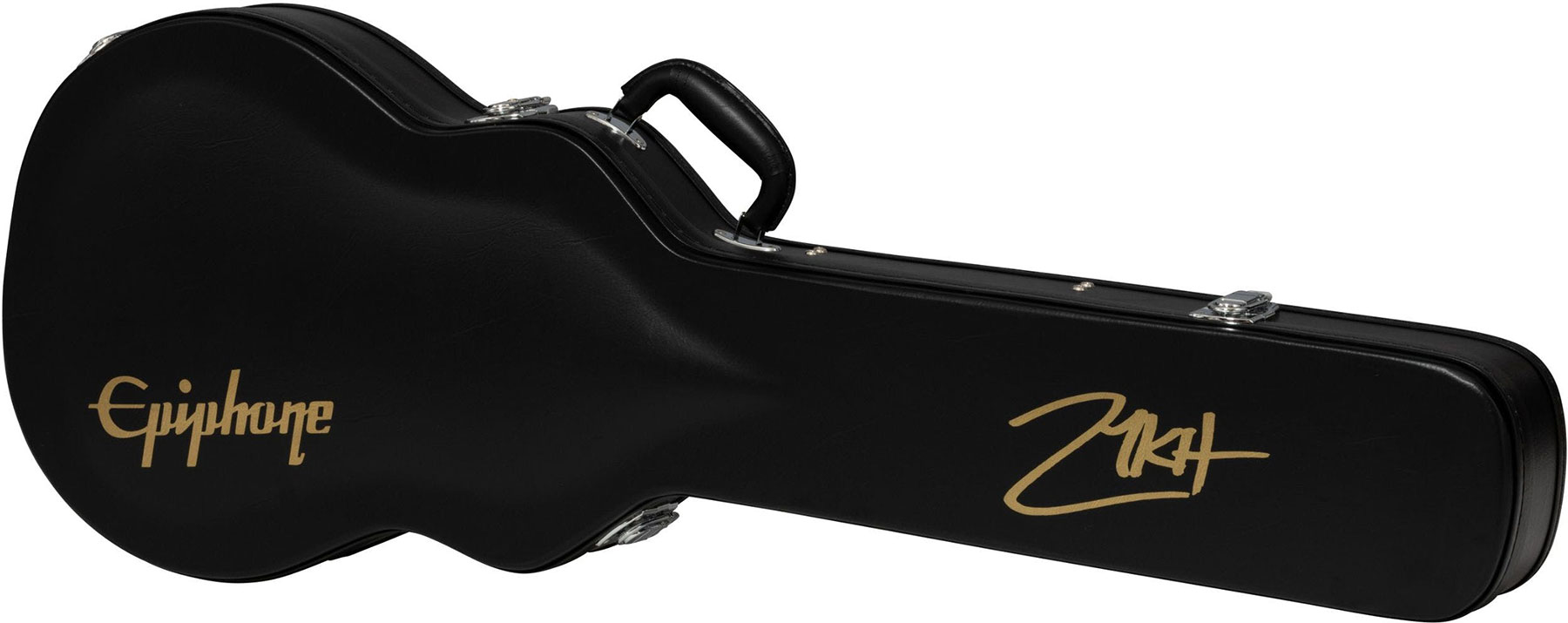 Epiphone Matt Heafy Les Paul Custom Origins 7c Gaucher Signature 2h Fishman Fluence Custom Ht Eb - Ebony - Guitare Électrique Gaucher - Variation 5