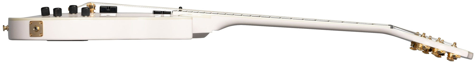 Epiphone Matt Heafy Les Paul Custom Origins 7c Signature 2h Fishman Fluence Custom Ht Eb - Bone White - Guitare Électrique 7 Cordes - Variation 2