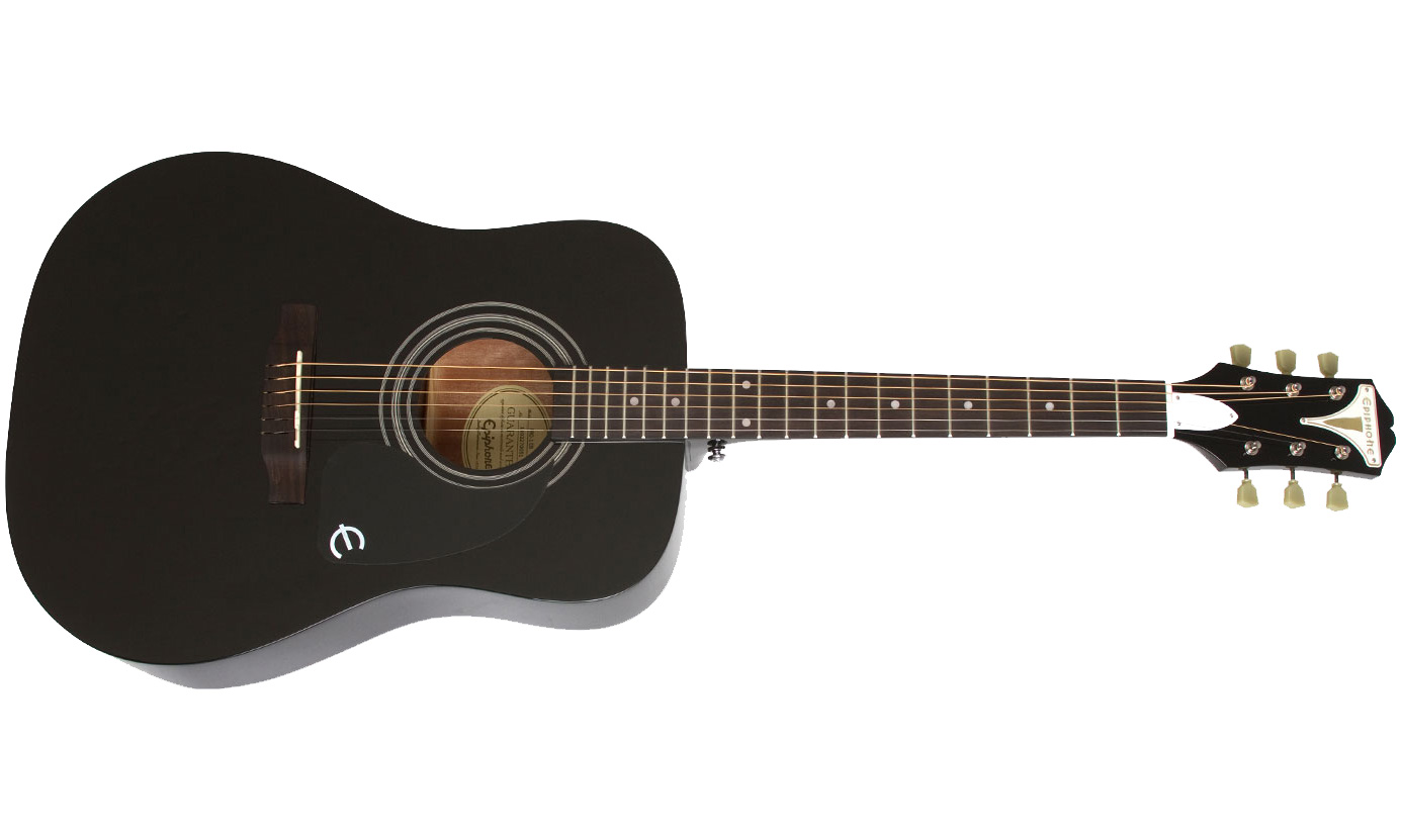 Epiphone Pro-1 Acoustic Dreadnought Epicea Acajou - Ebony - Guitare Acoustique - Variation 1