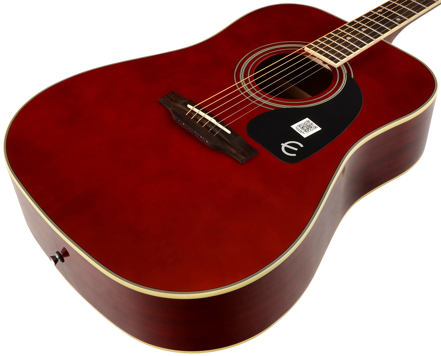 Epiphone Pro-1 Acoustic Dreadnought Epicea Acajou 2016 - Wine Red - Guitare Acoustique - Variation 3