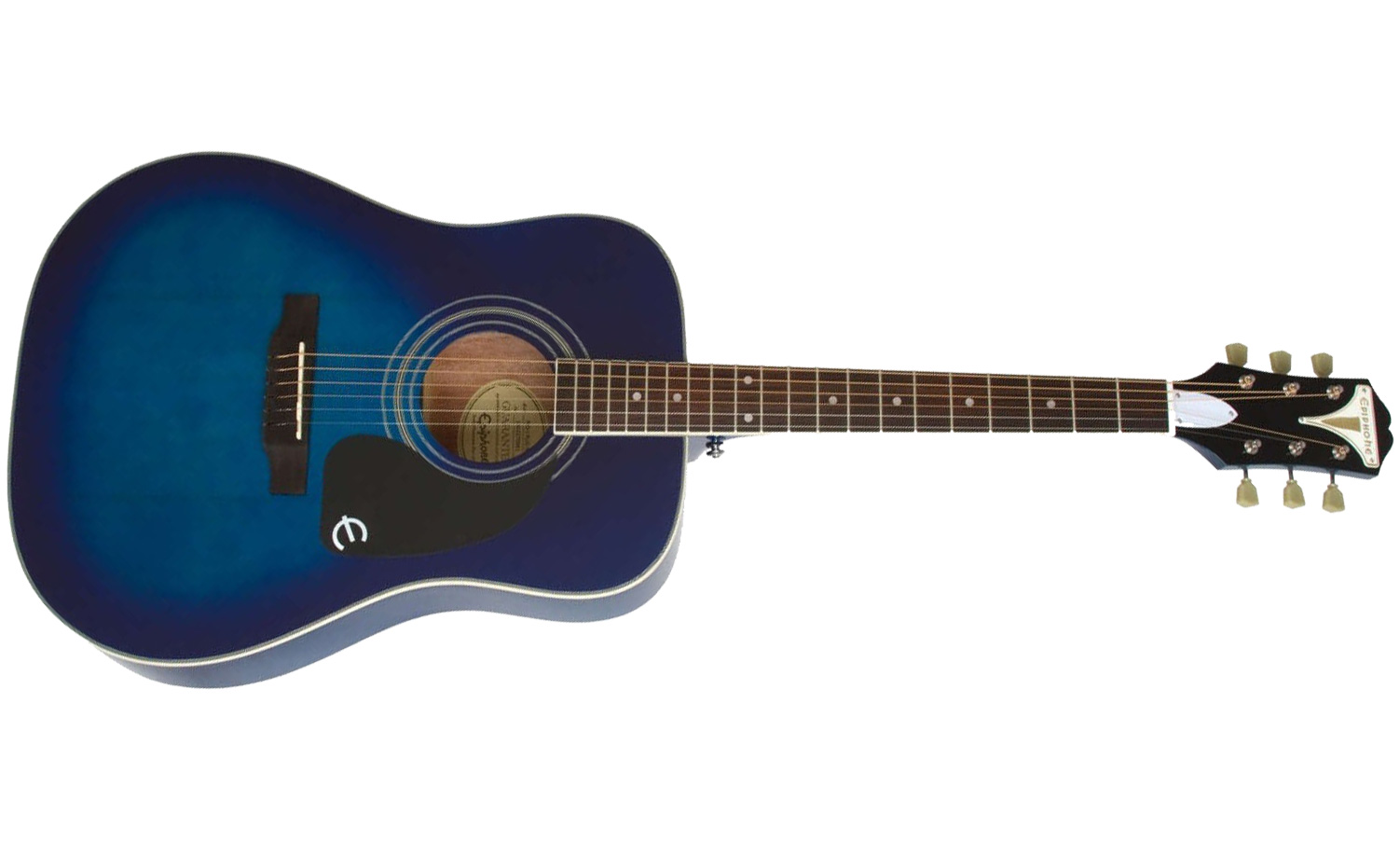 Epiphone Pro-1 Acoustic Dreadnought Epicea Acajou - Blueburst - Guitare Acoustique - Variation 1