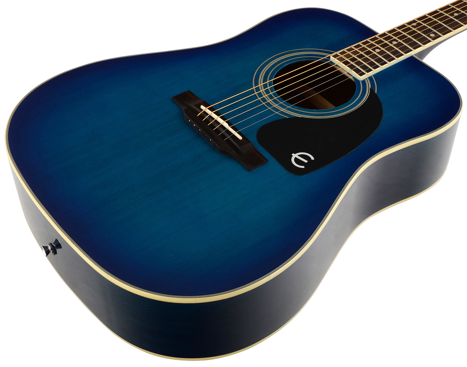 Epiphone Pro-1 Acoustic Dreadnought Epicea Acajou - Blueburst - Guitare Acoustique - Variation 3