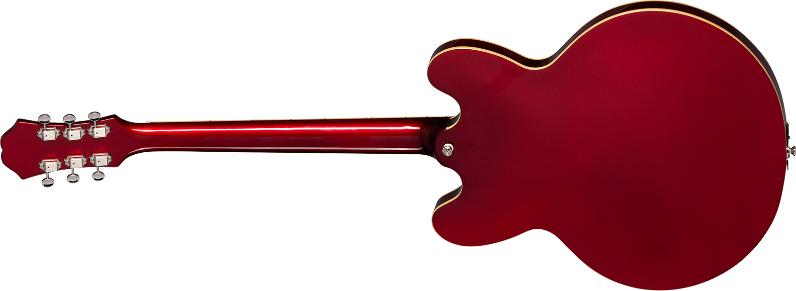 Epiphone Riviera Original Archtop 2mh Ht Rw - Sparkling Burgundy Top - Guitare Électrique 1/2 Caisse - Variation 1