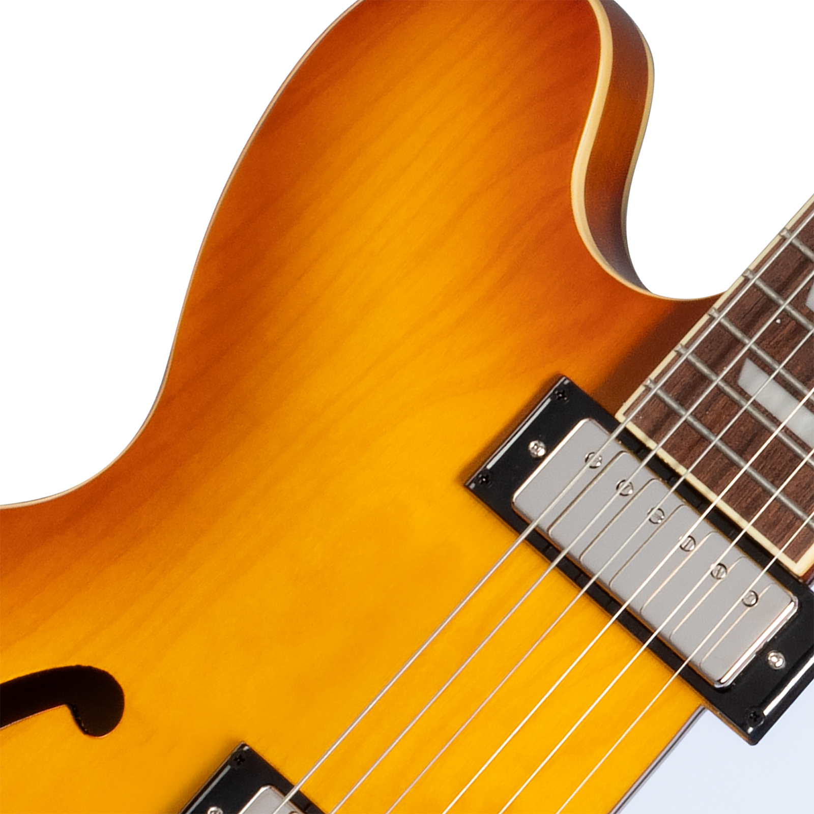 Epiphone Riviera Original Archtop 2mh Ht Rw - Royal Tan - Guitare Électrique 1/2 Caisse - Variation 2