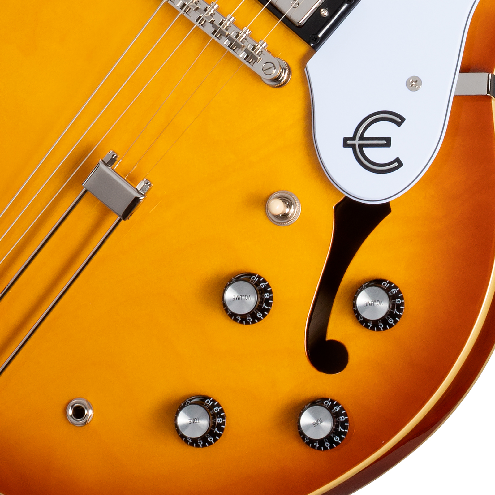 Epiphone Riviera Original Archtop 2mh Ht Rw - Royal Tan - Guitare Électrique 1/2 Caisse - Variation 3