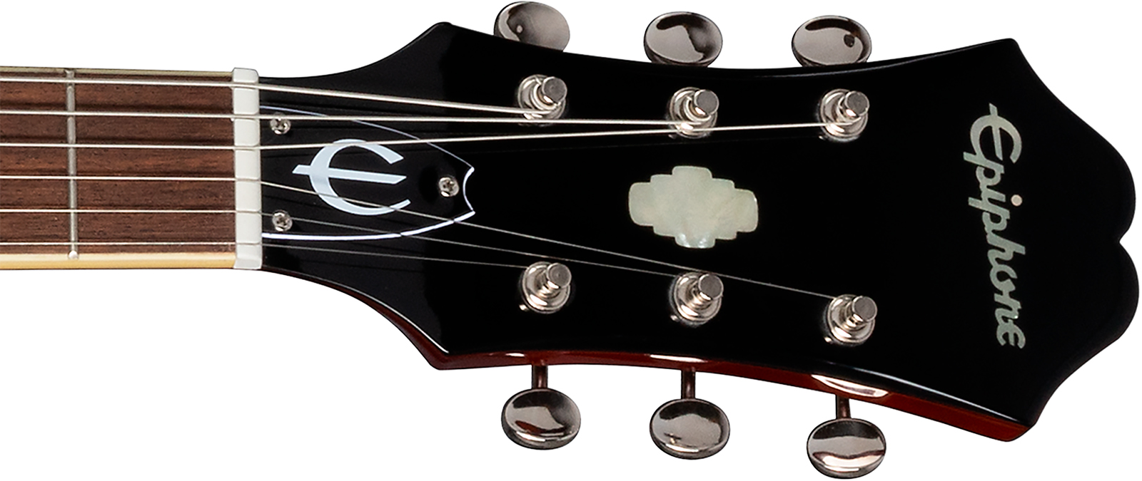 Epiphone Riviera Original Archtop 2mh Ht Rw - Royal Tan - Guitare Électrique 1/2 Caisse - Variation 4