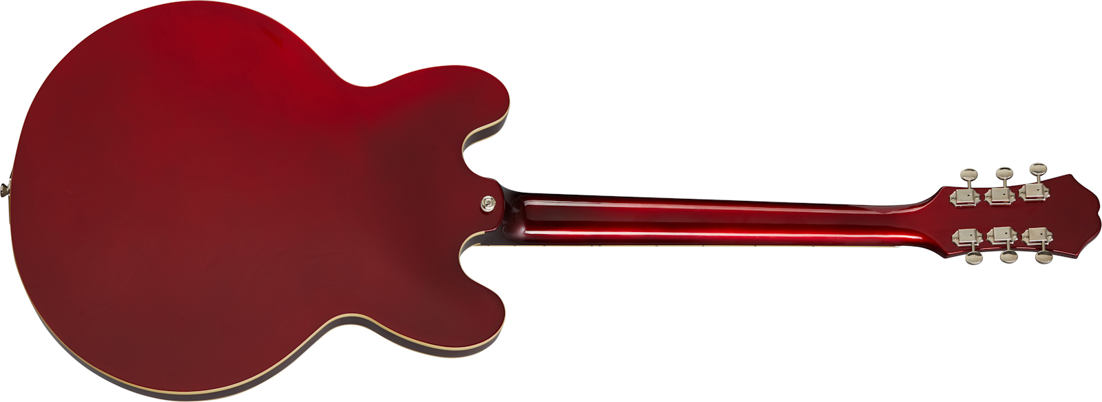 Epiphone Riviera Original Archtop 2mh Ht Lau - Sparkling Burgundy Top - Guitare Électrique 1/2 Caisse - Variation 1