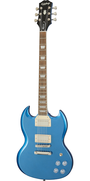 Epiphone Sg Muse Modern 2h Ht Lau - Radio Blue Metallic - Guitare Électrique RÉtro Rock - Variation 1