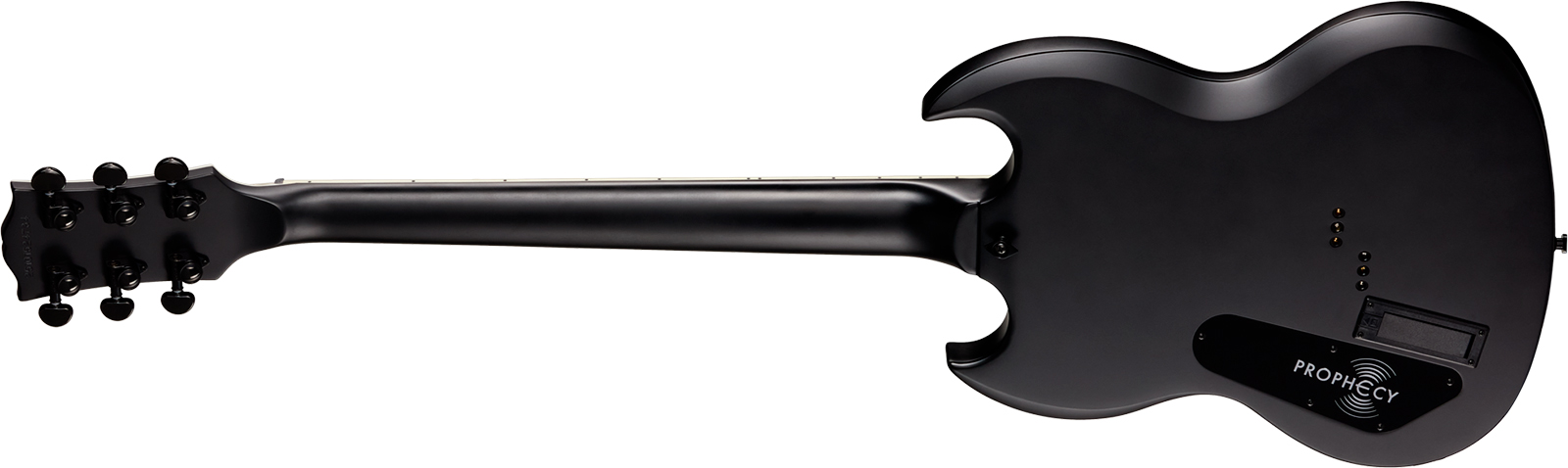 Epiphone Sg Prophecy Modern 2h Fishman Fluence Ht Eb - Obsidian Storm Satin - Guitare Électrique Double Cut - Variation 1