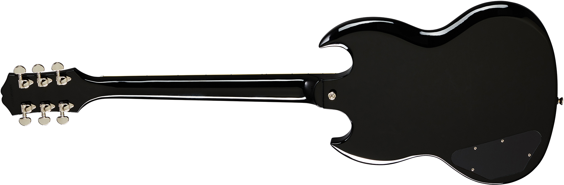 Epiphone Sg Standard Gaucher 2h Ht Lau - Ebony - Guitare Électrique Gaucher - Variation 1