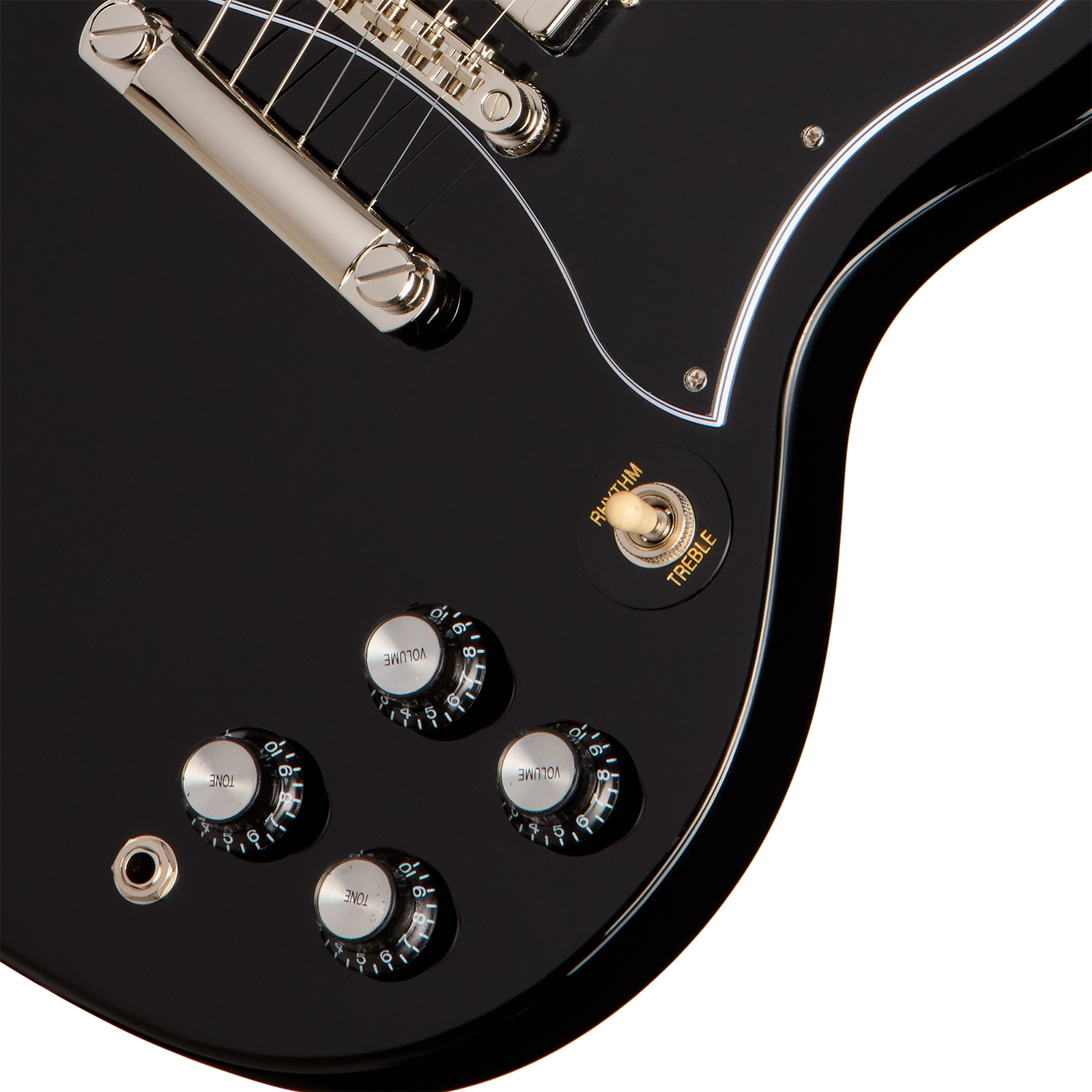 Epiphone Sg Standard Ibg 2h Ht Rw - Ebony - Guitare Électrique Double Cut - Variation 3