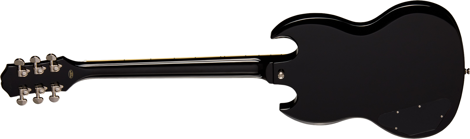 Epiphone Sg Standard Lh Ibg Gaucher 2h Ht Rw - Ebony - Guitare Électrique Double Cut - Variation 1
