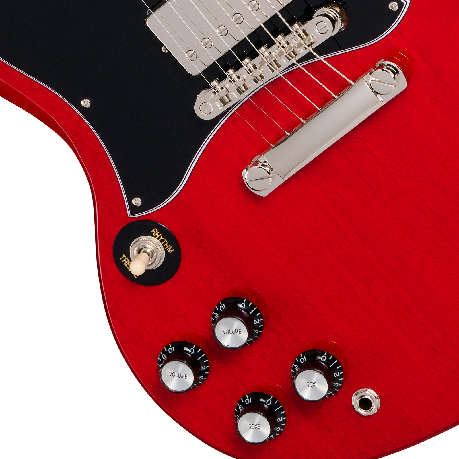 Epiphone Sg Standard Lh Ibg Gaucher 2h Ht Rw - Cherry - Guitare Électrique Double Cut - Variation 3