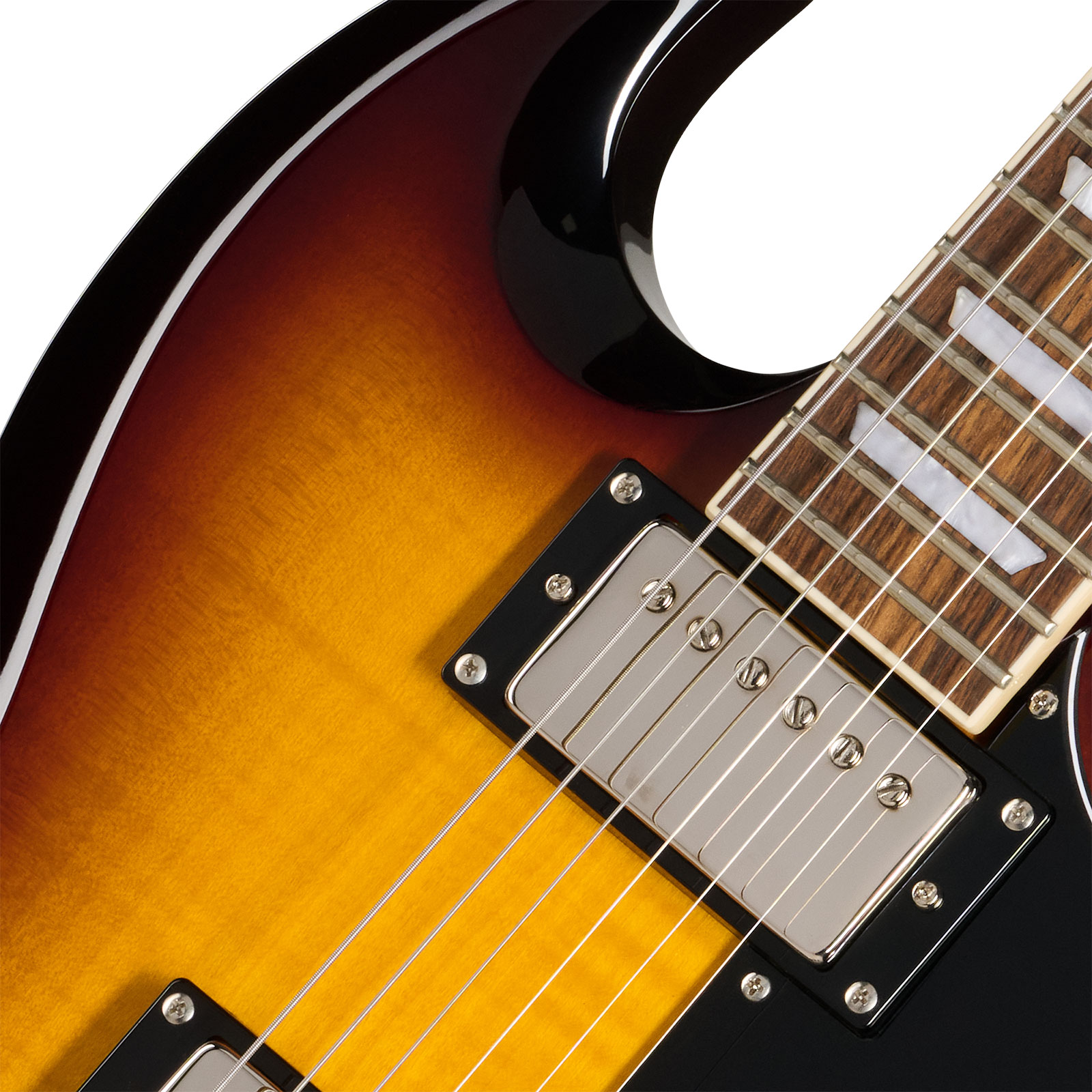 Epiphone Sg Tribute Plus Ibg 2h Ht Lau - Vintage Sunburst - Guitare Électrique Double Cut - Variation 2