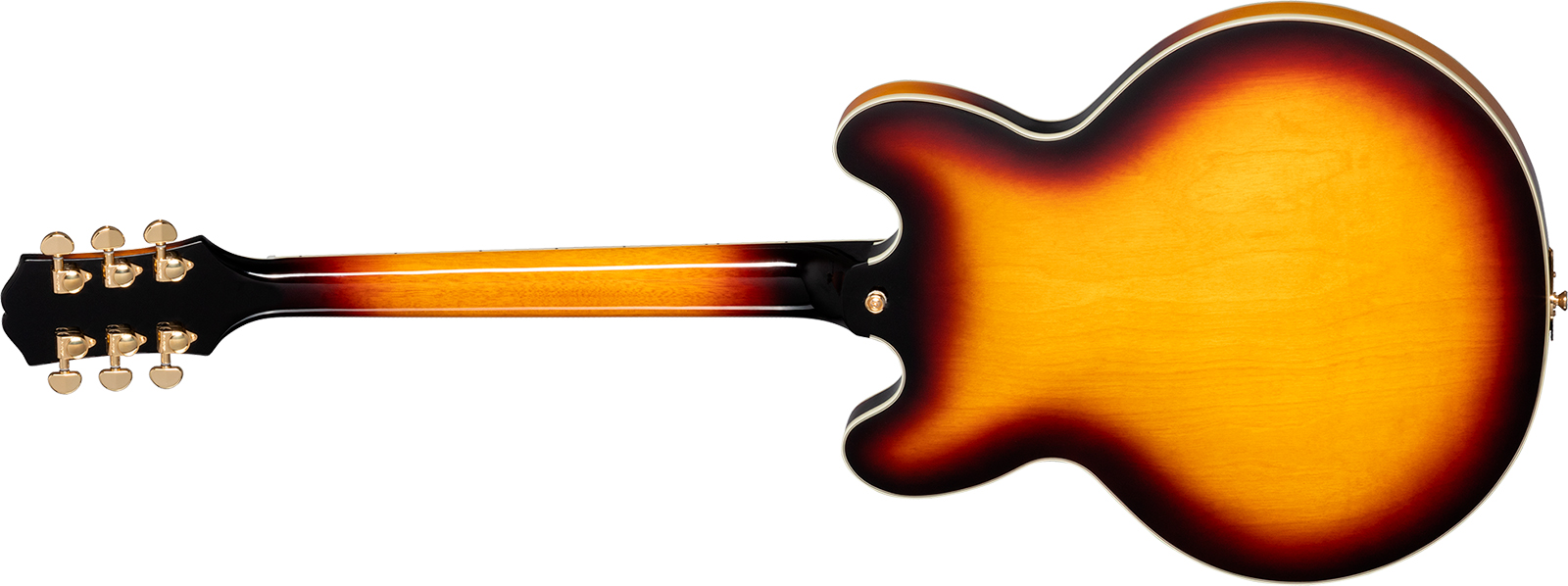 Epiphone Sheraton Original Archtop 2mh Ht Rw - Vintage Sunburst - Guitare Électrique 1/2 Caisse - Variation 1