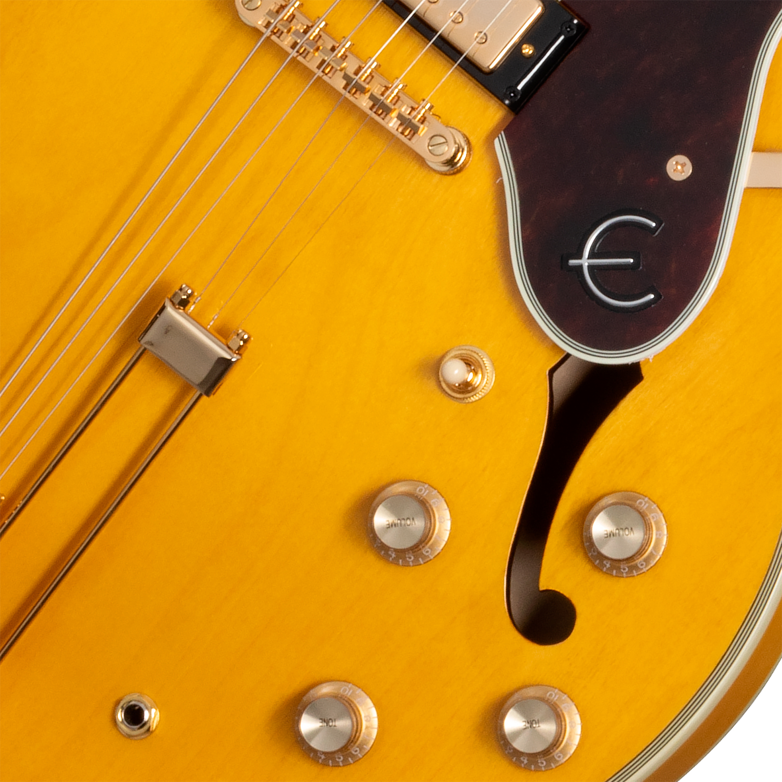 Epiphone Sheraton Original Archtop 2mh Ht Rw - Natural - Guitare Électrique 1/2 Caisse - Variation 3