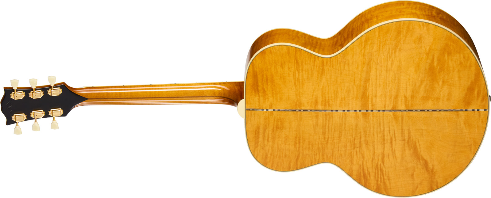 Epiphone Sj200 1957 Reissue Inspired By Gibson Jumbo Epicea Erable Rw - Antique Natural - Guitare Folk - Variation 1