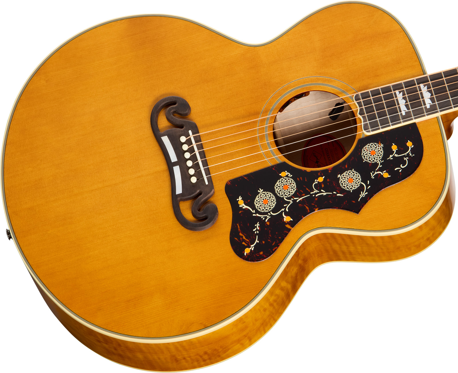 Epiphone Sj200 1957 Reissue Inspired By Gibson Jumbo Epicea Erable Rw - Antique Natural - Guitare Folk - Variation 2