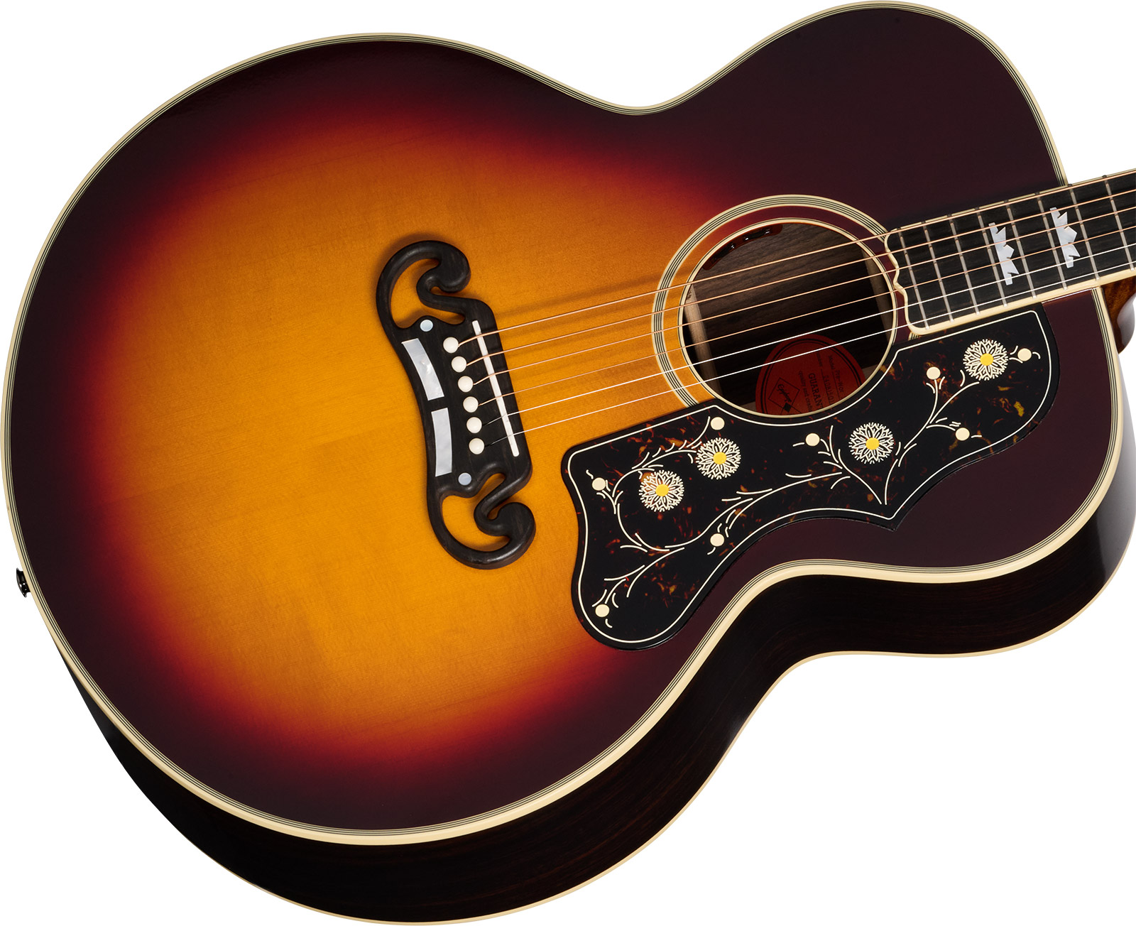 Epiphone Sj200 Pre War Rosewood Reissue Inspired By Gibson Jumbo Epicea Palissandre Eb - Vintage Sunburst - Guitare Folk - Variation 2