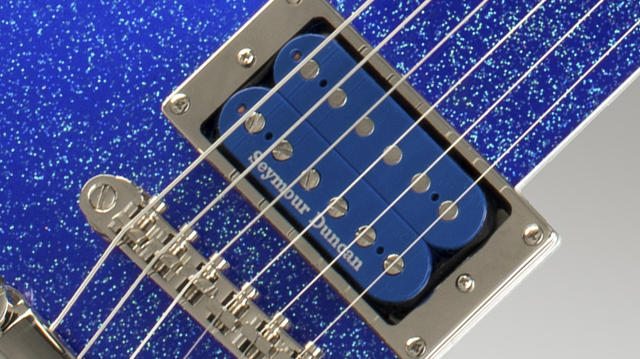 Epiphone Tommy Thayer Les Paul Electric Blue Outfit Signature 2h Ht Lau - Blue - Guitare Électrique Single Cut - Variation 1
