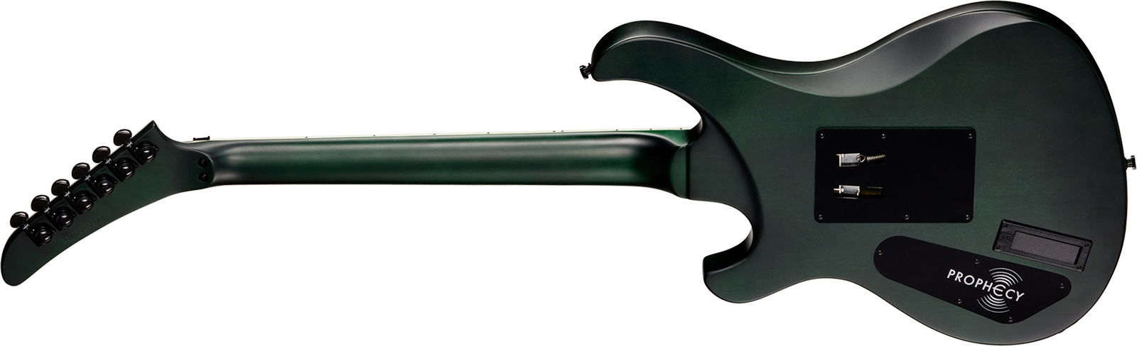 Epiphone Victory Prophecy Modern 2h Fishman Fluence Ht Eb - Aqua Smoke Satin - Guitare Électrique Forme Str - Variation 1