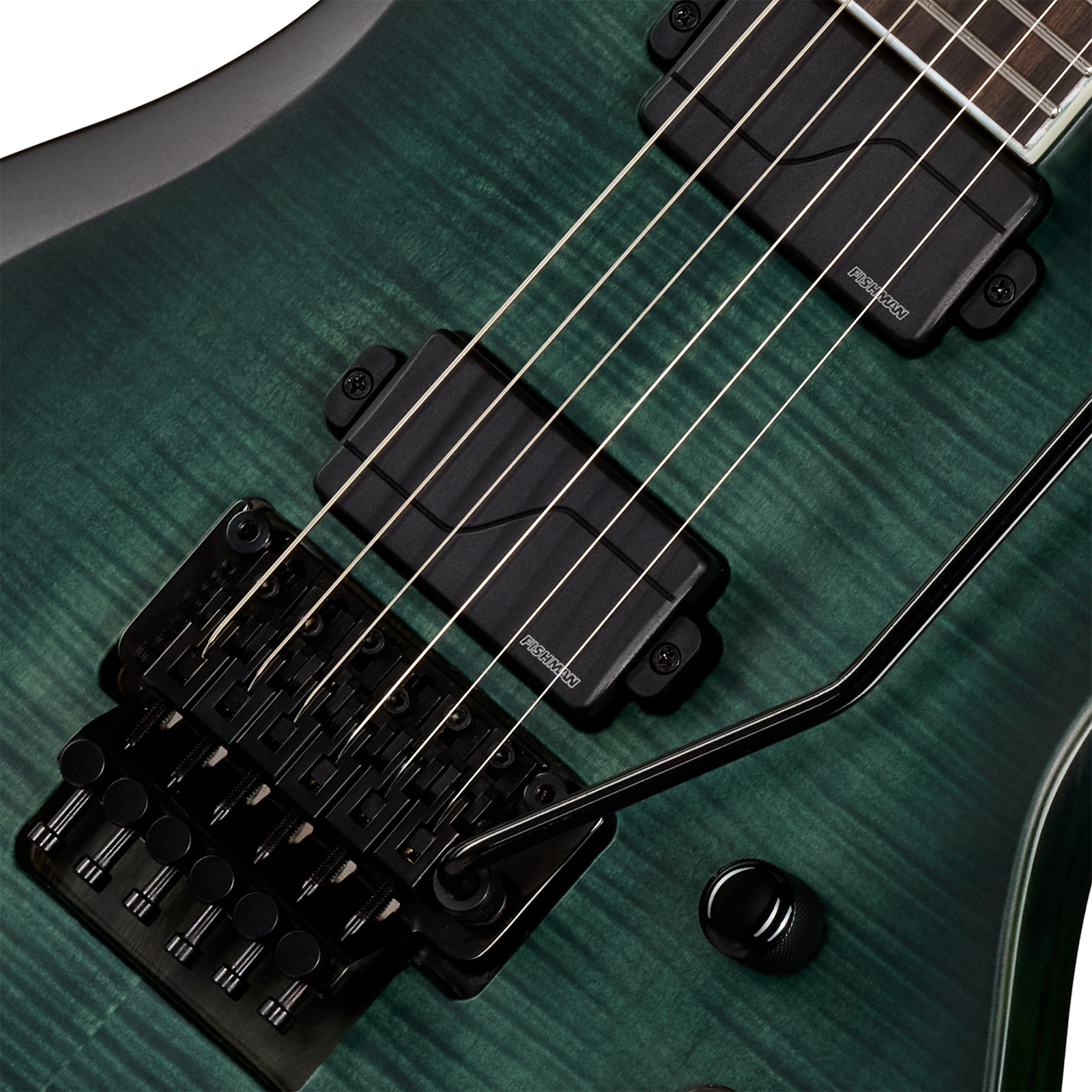 Epiphone Victory Prophecy Modern 2h Fishman Fluence Ht Eb - Aqua Smoke Satin - Guitare Électrique Forme Str - Variation 2