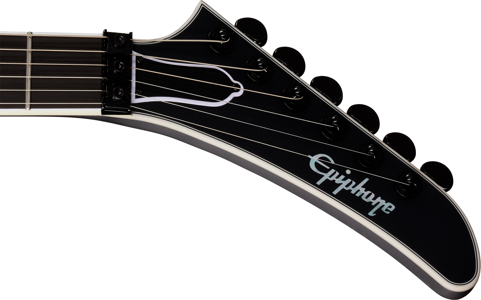 Epiphone Victory Prophecy Modern 2h Fishman Fluence Ht Eb - Obsidian Storm Satin - Guitare Électrique Forme Str - Variation 5