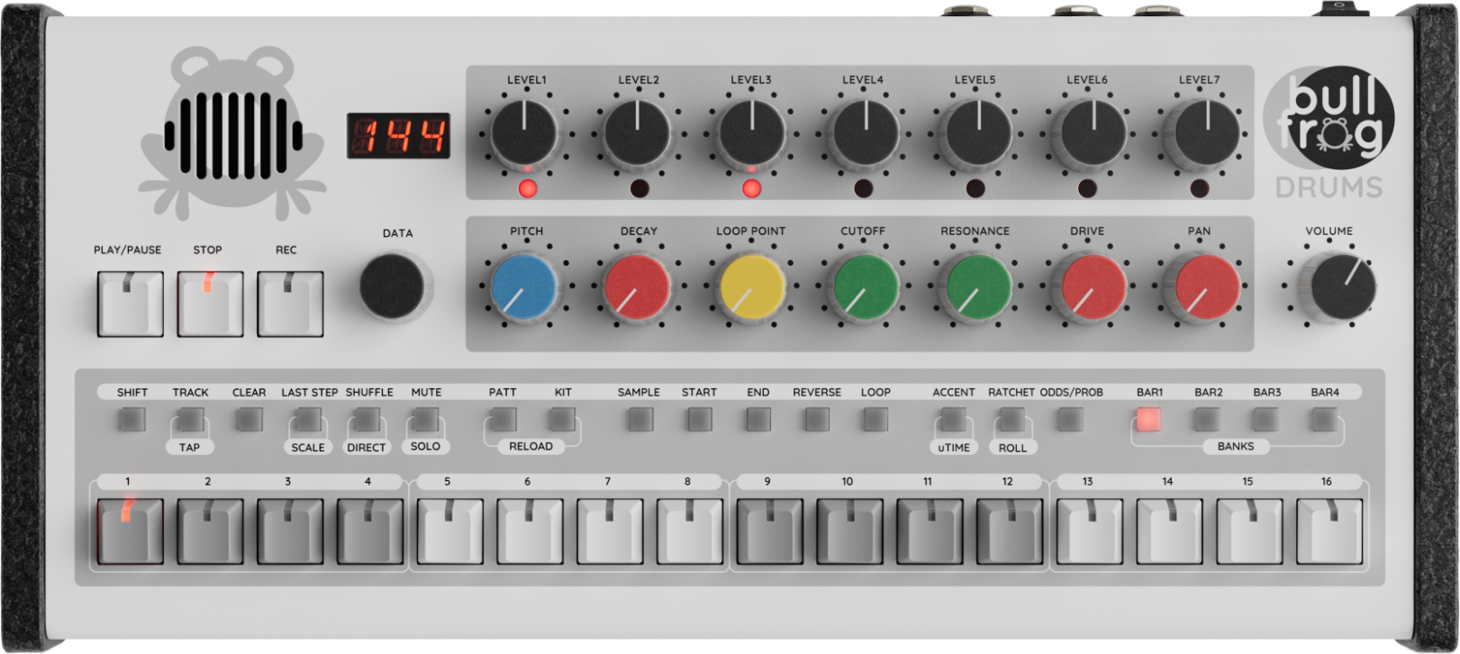 Erica Synths Bullfrog Drums - Expandeur - Main picture