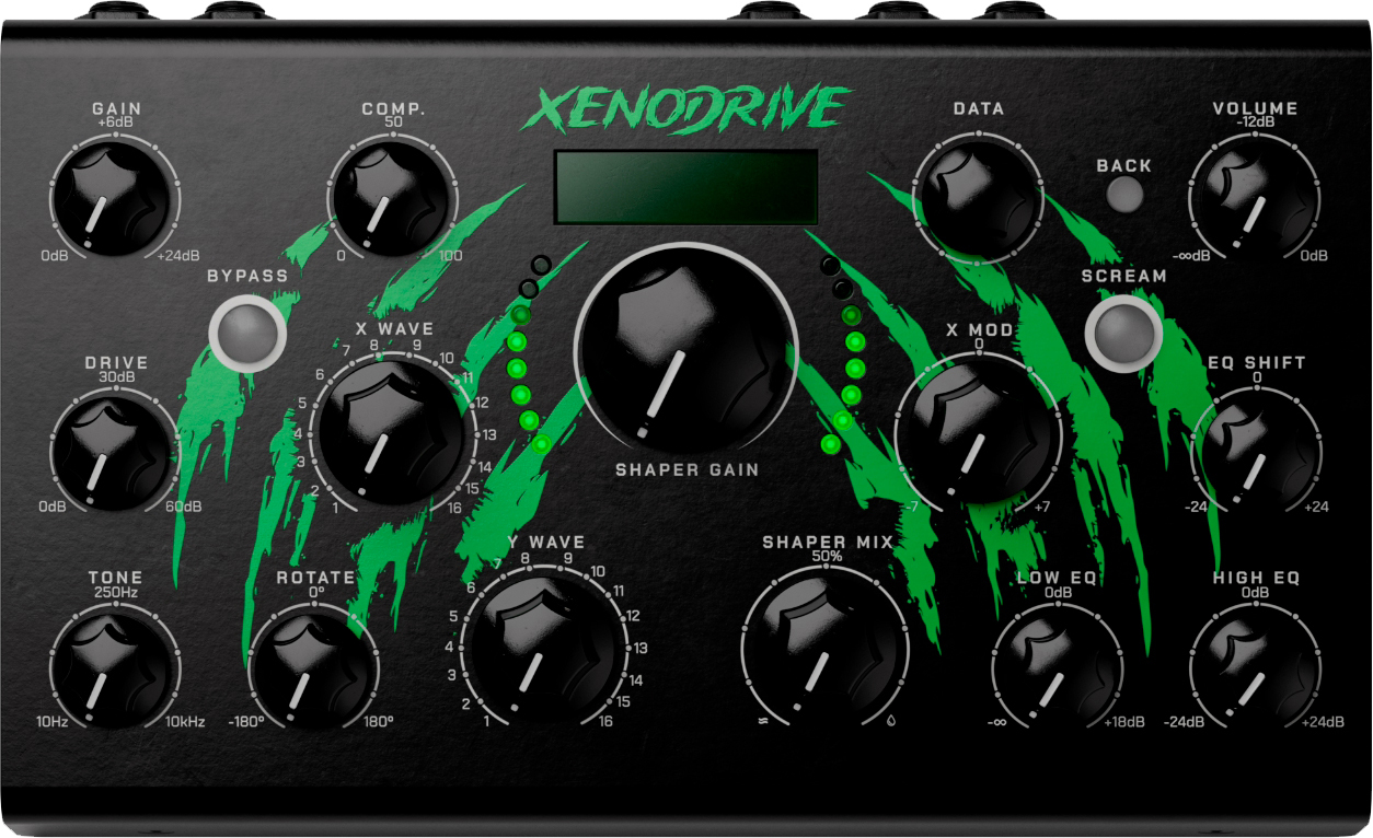 Erica Synths Xenodrive - PÉdale Reverb / Delay / Echo - Main picture