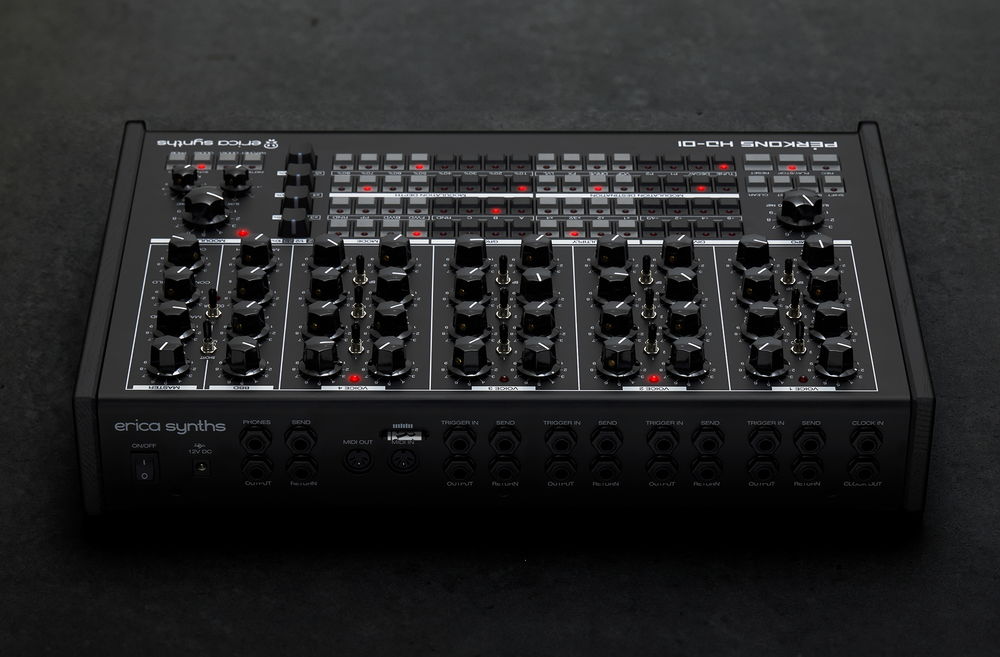 Erica Synths Perkons Hd-01 Black - Boite À Rythme - Variation 5
