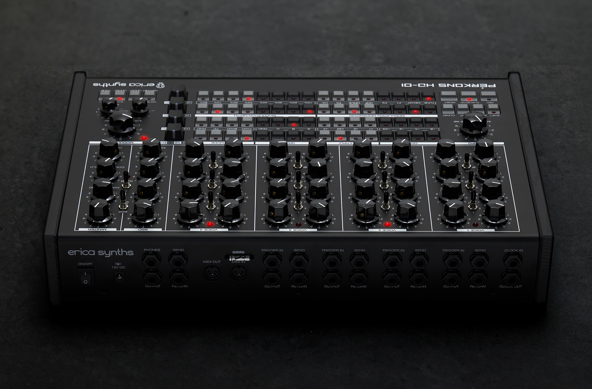 Erica Synths Perkons Hd-01 Black - Boite À Rythme - Variation 4