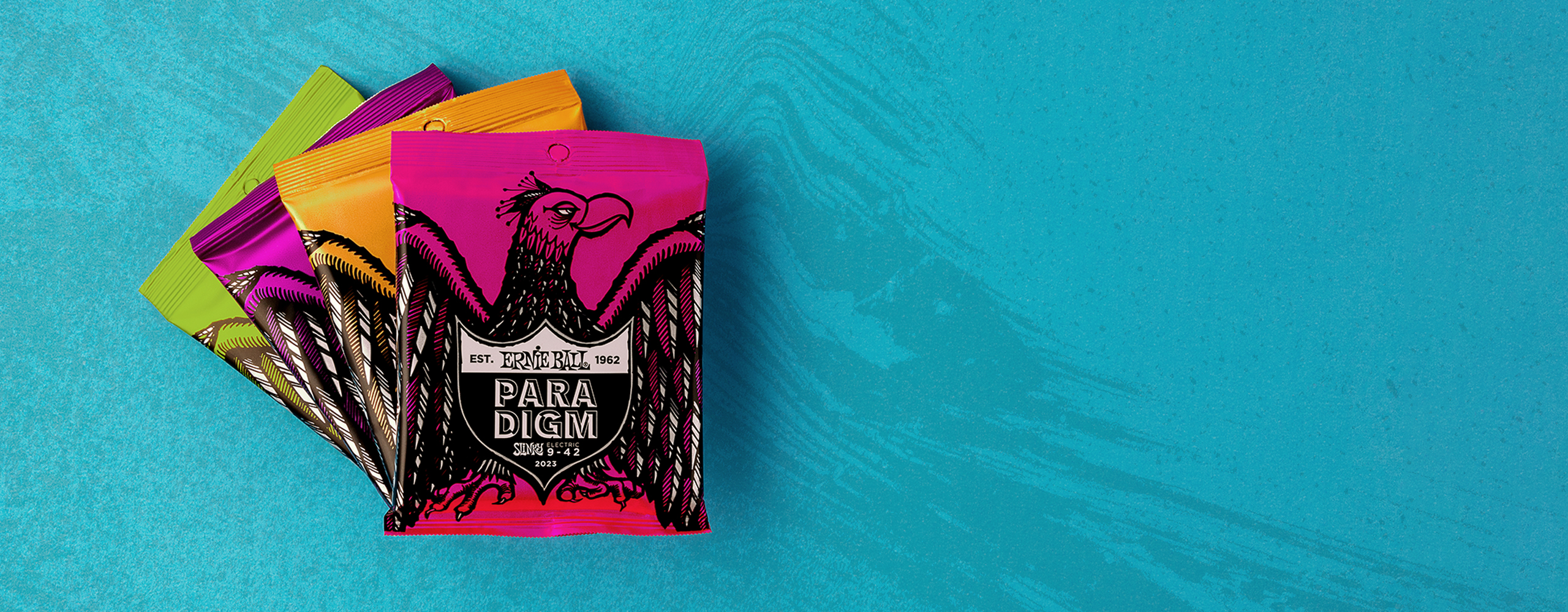 Ernie Ball Jeu De 6 Cordes Folk (3x Set) 3316 Paradigm Phosphor 12-54 - Cordes Guitare Acoustique - Variation 3