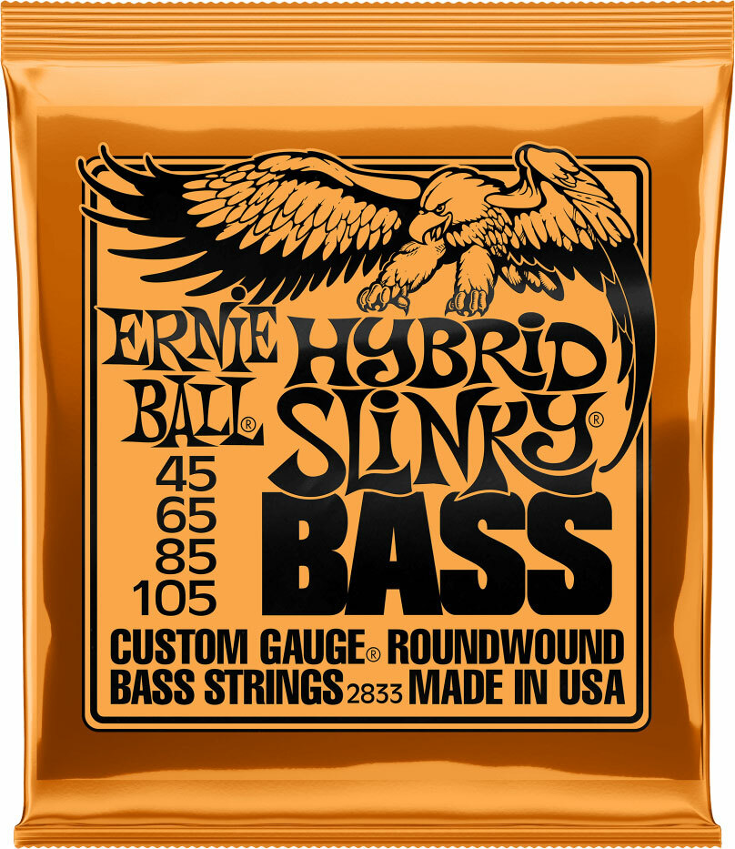 Bass (4) 2833 Hybrid Slinky Bass 45-105 - jeu de 4 cordes