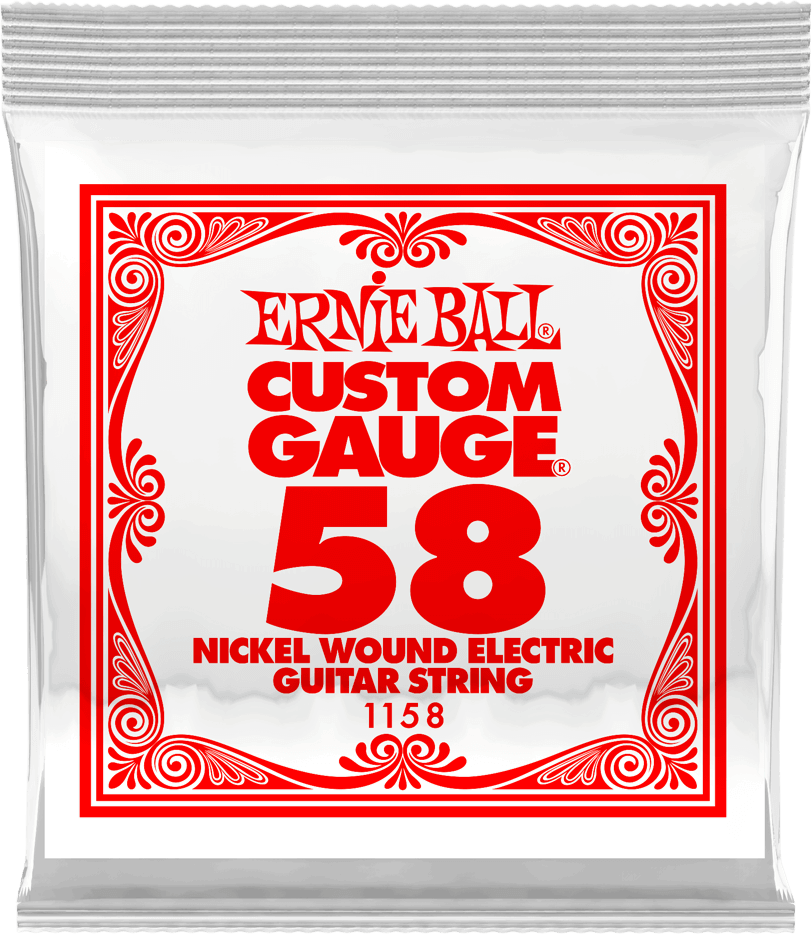 Ernie Ball Corde Au DÉtail Electric (1) 1158 Slinky Nickel Wound 58 - Cordes Guitare Électrique - Main picture