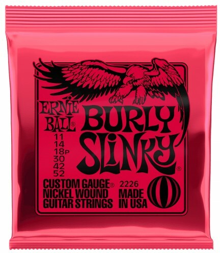 Ernie Ball Electric (6) 2226 Burly Slinky 11-52 - Cordes Guitare Électrique - Main picture