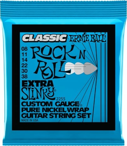 Ernie Ball Jeu De 6 Cordes Electric (6) 2255 Classic Rock N Roll Extra Slinky 8-38 - Cordes Guitare Électrique - Main picture