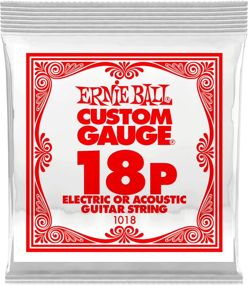 Ernie Ball Corde Au DÉtail Electric / Acoustic (1) 1018 Slinky Nickel Wound 18 - Cordes Guitare Électrique - Main picture