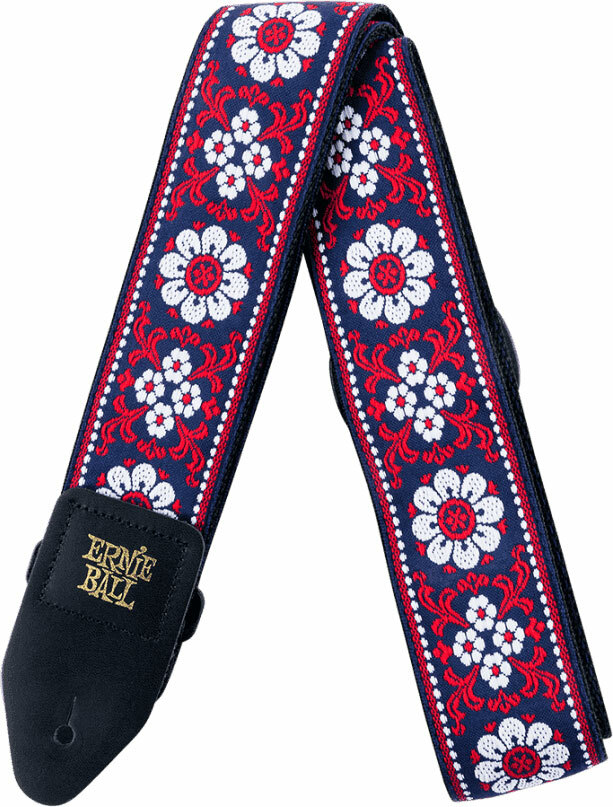 Ernie Ball Jacquard Guitar Strap Midnight Blossom - Sangle Courroie - Main picture