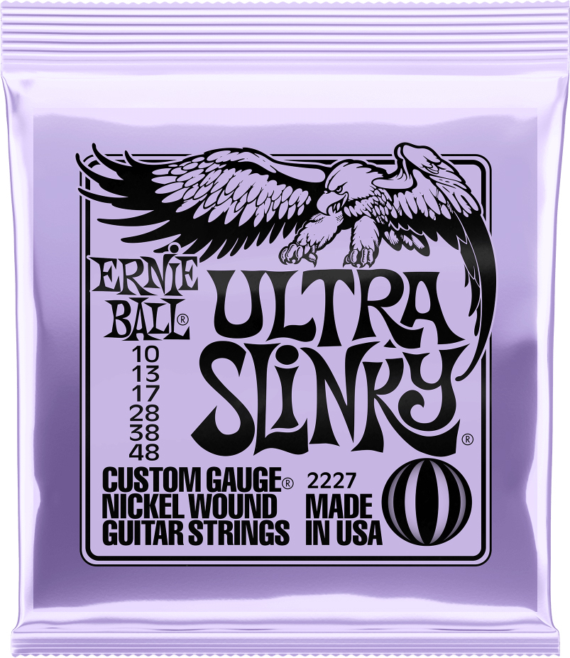 Ernie Ball P02227 Ultra Slinky Nickel Wound Electric Guitar 10-48 - Cordes Guitare Électrique - Main picture