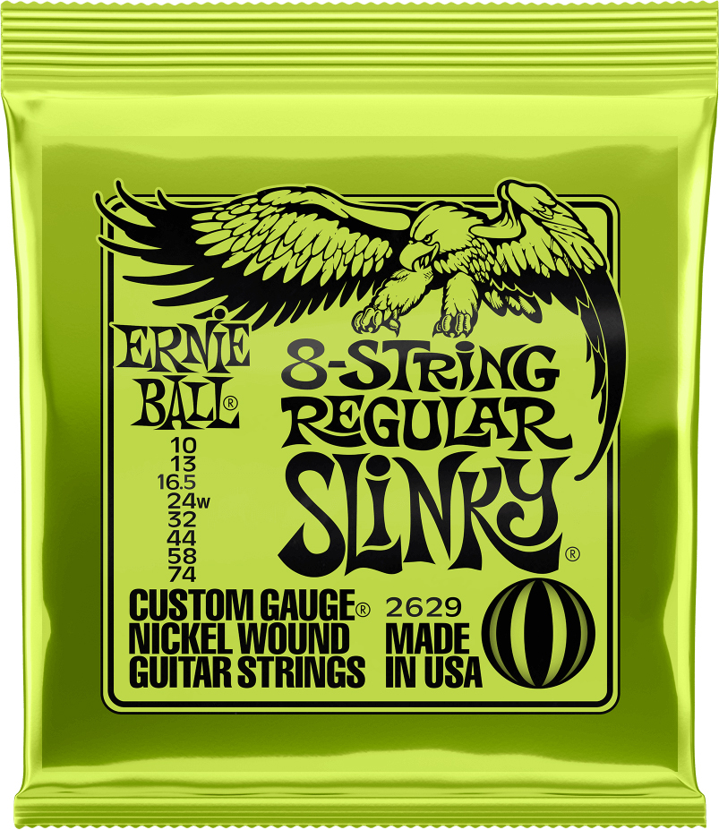 Ernie Ball P02629 Regular Slinky Nickel Wound Electric Guitar 8c 10-74 - Cordes Guitare Électrique - Main picture