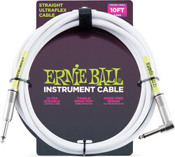 Câble Ernie ball Ultraflex - 3m - White