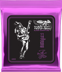 Cordes guitare électrique Ernie ball Cordes électrique signature Slash - 11-48 - Jeu de 6 cordes
