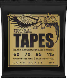 Cordes basse électrique Ernie ball Cordes pour basse électrique Tapes long scale 60-115 - Jeu de 4 cordes