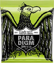 Cordes guitare électrique Ernie ball Electric (6) 2021 Paradigm Slinky 10-46 - Jeu de 6 cordes