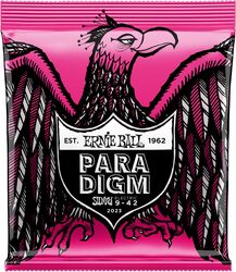 Cordes guitare électrique Ernie ball Electric (6) Paradigm Slinky 09-42 - Jeu de 6 cordes